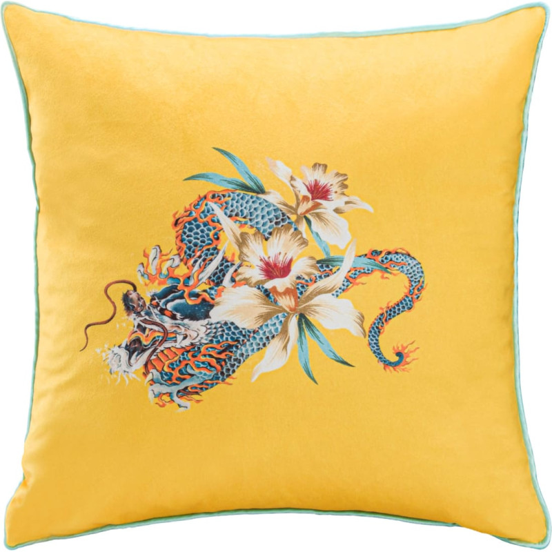 Dekoratīvā spilvendrāna 43x43 Df 03 dzeltena 210g/m2