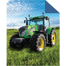 Holland jauniešu gultas pārklājs 170x210 K 93 traktors, abpusējs, dekoratīvs, stepēts gultas pārklājs 13