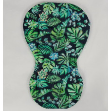 Spiedienu pazeminošs pārvalks, RENIS apdruka, zaļas Renis lapas, autokrēsliņa ratiem