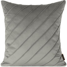 Dekoratīvā spilvendrāna 45x45 Nala 3 sudraba ar samtu