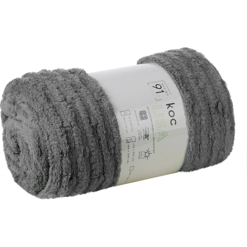 Sega gultas pārklājs 130x170 Lisa tērauda žakarda D91