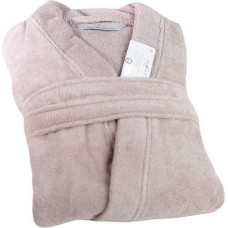 Nefretete Unisex Opulence XS frotē peldmētelis, pūderrozā, 450 gsm, izgatavots no 100% ēģiptiešu kokvilnas