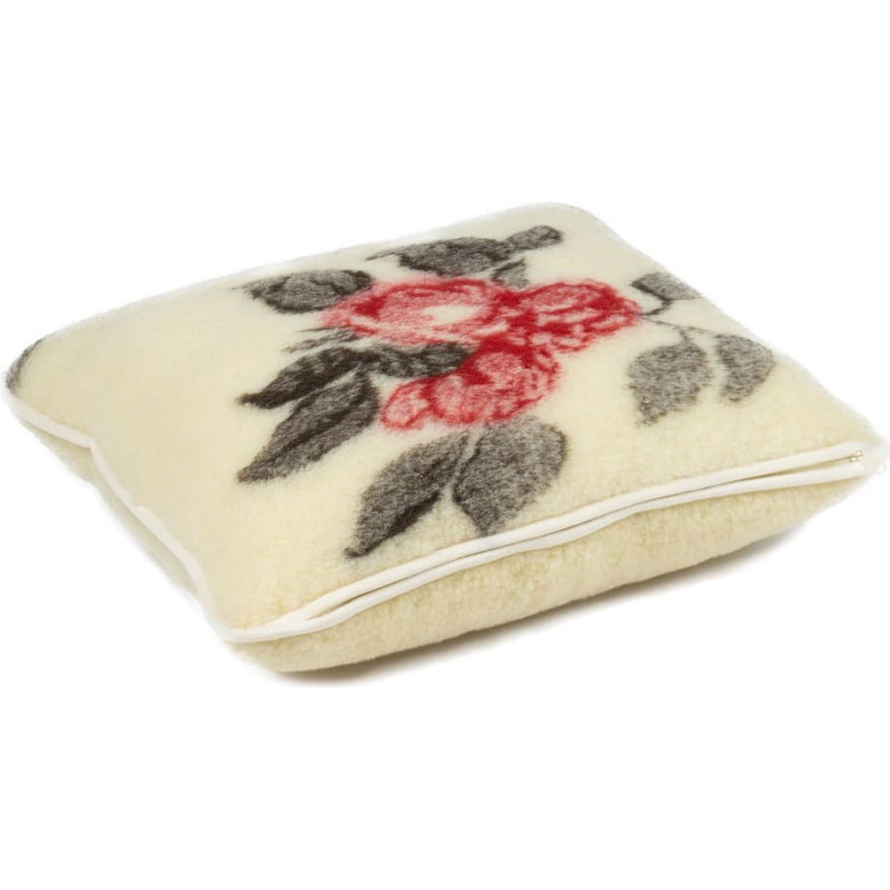 Merino vilnas spilvens 40x70 Rosso sarkans Rehabilitācijas līdzekļi, gultas veļa, sasilšanas līdzekļi