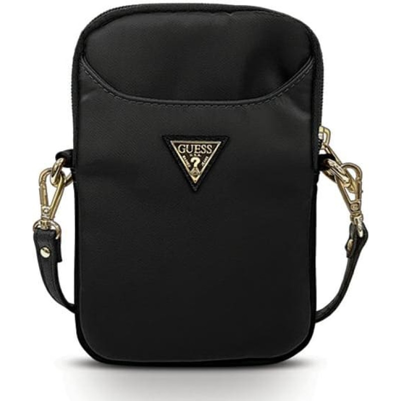 Guess bag GUPBNTMLBK black Nylon Triangle Logo