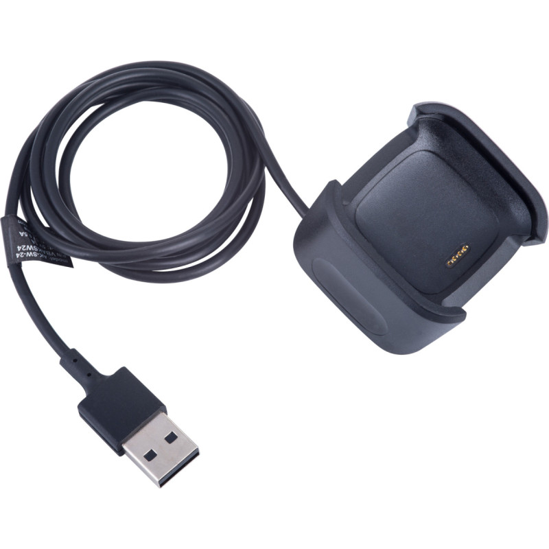 Akyga uzlādes kabelis Fitbit Versa 2 AK-SW-24 1m melns