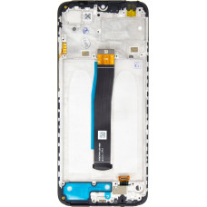 LCD Display + Touch Unit + Front Cover for Xiaomi Redmi 10C Black (Service Pack)