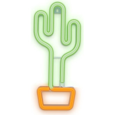 Forever Light Neon LED Light CACTUS orange green Bat + USB FLNEO2 Forever Light