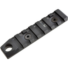 Strike Industries - LINK KeyMod & M-Lok Rail 7 sloti QD - melns