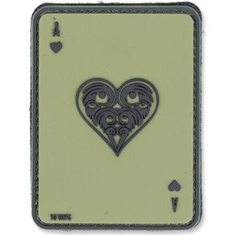 101 Inc. - 3D ielāps - Ace Of Hearts - OD Green