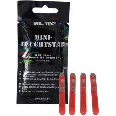 Mil-Tec - Gaismas spieķis - Mini - 4,5 x 40 mm - 10 gab - Sarkans - 14931510