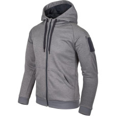 Helikon - Urban Tactical Hoodie - Pilns rāvējslēdzējs - Poliesters - Pelēks melanss - BL-UHF-PO-M3 (M)