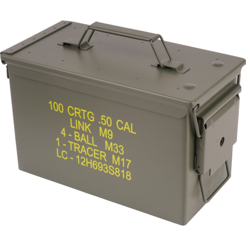 Mil-Tec - ASV armijas M2A1 .50 Cal tērauda munīcijas kaste - 15963200