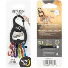 Nite Ize - KeyRack+ S-Biner - Melns - KRB2-01-R6