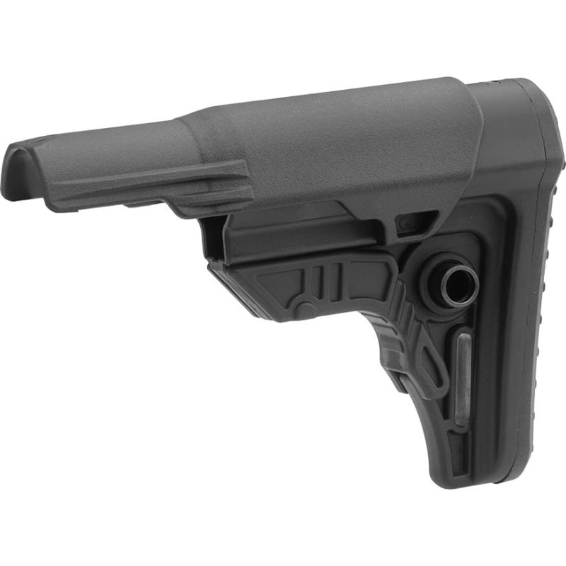 UTG - AR 15 Buttstock Pro Ops Ready S4 Mil-Spec - melns - RBUS4BMS