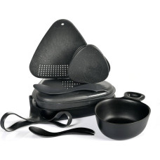 Light My Fire - Outdoor MealKit™ ceļojumu trauku komplekts - 8 gabali - SlatyBlack - 2418411010