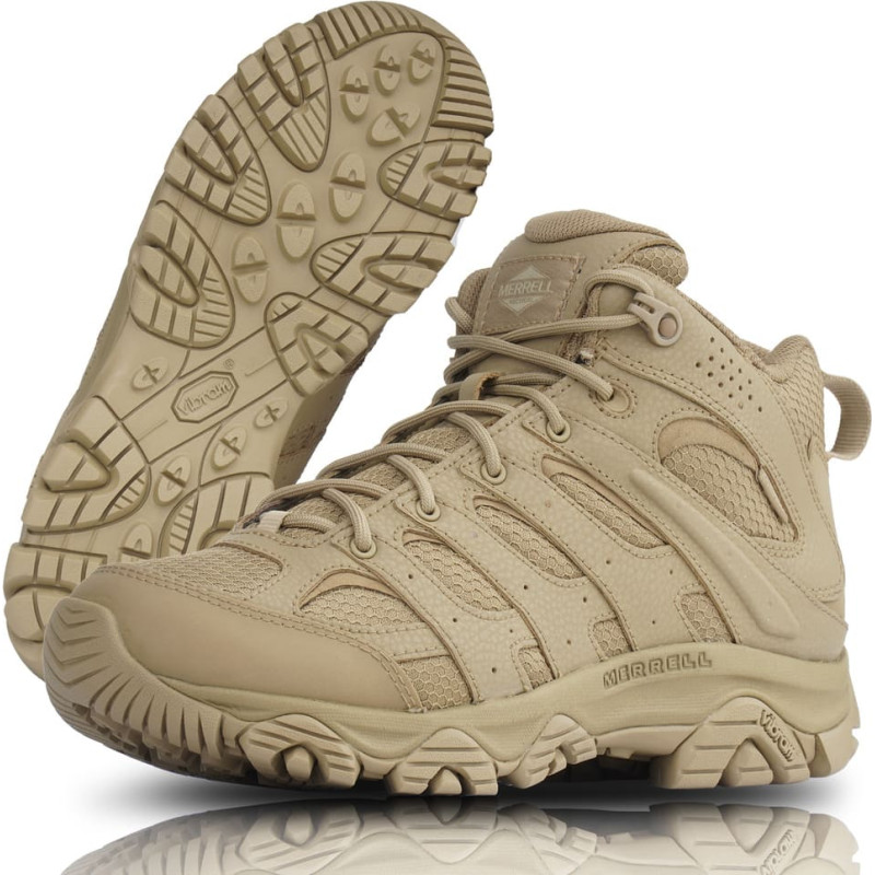 Merrell - Moab 3 Mid Tactical Response ūdensnecaurlaidīgs zābaks - Coyote - J004111 (44)