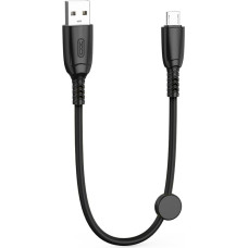 XO cable NB247 USB - microUSB 0,25 m 6A black