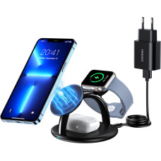 Choetech 3in1 inductive charging station iPhone 12|13|14, AirPods Pro, Apple Watch black (T587-F)