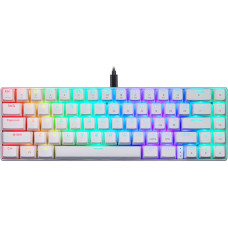 Mechanical gaming keyboard Motospeed CK67 RGB (white)