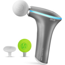 SKG Masāžas pistole ar 3 galviņām visam ķermenim F5-EN - pelēka