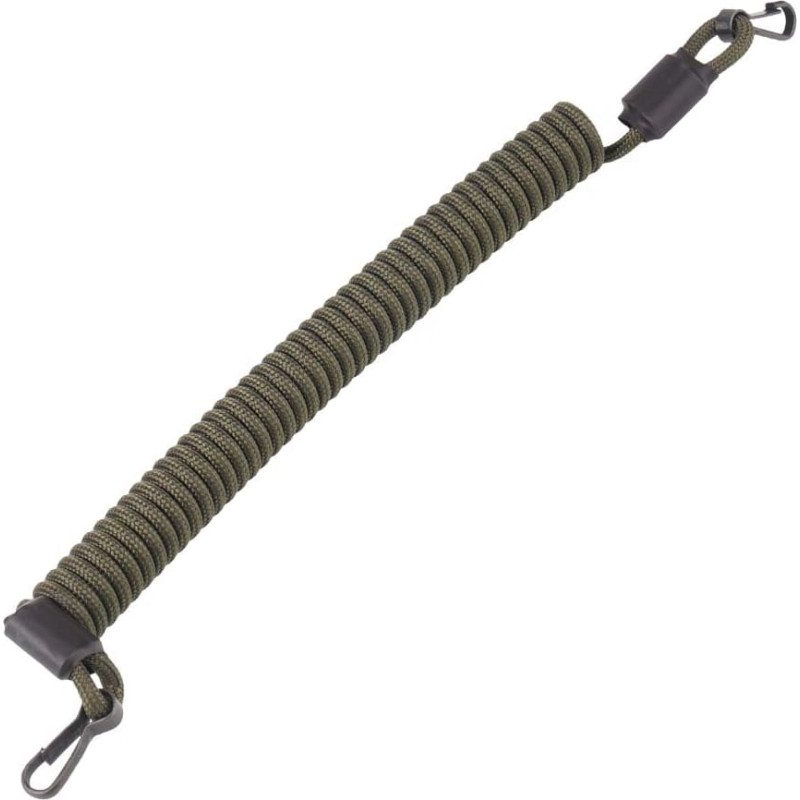 Edcx - Elastīgā štrope ar karabīnēm - Armijas zaļa - 3083