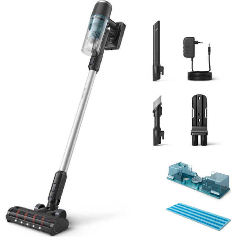 Philips 3000 Series Cordless Stick vacuum cleaner XC3133|01  Up to 60 min  15 min of Turbo