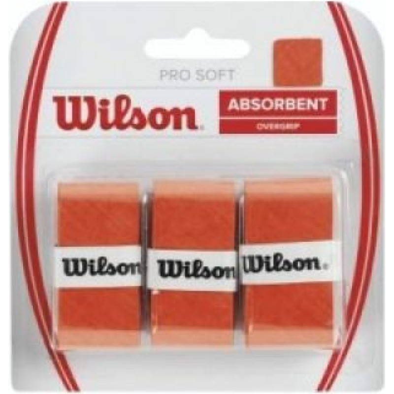 Wilson Wraps Pro Soft Overgrip 3pcs WRZ4040OR