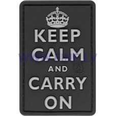 JTG Keep Calm Rubber Patch