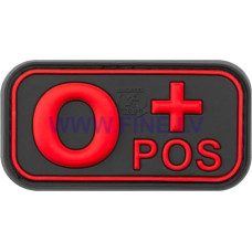 JTG Bloodtype Rubber Patch 0 Pos