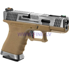 WE G-Force 19 SV Silver Barrel Metal Version GBB