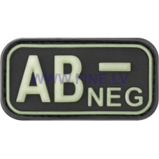 JTG Bloodtype Rubber Patch AB Neg