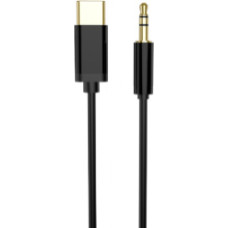 Kabelis Gembird USB type-C Male - 3.5 mm Female 1.5m Black