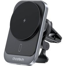 Magnetic car holder witch charger Choetech T206-F, 15W (black)