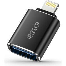 Tech-Protect UltraBoost Lightning (Male) | USB-A (Female) OTG Adapter - Black
