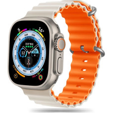 Tech-Protect IconBand Pro strap for Apple Watch 4 | 5 | 6 | 7 | 8 | 9 | SE | Ultra 1 | 2 (42|44|45|49 mm) - beige-orange