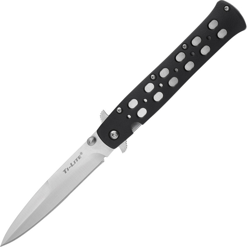 Cold Steel - Ti-Lite saliekamais nazis - AUS 8A - Melns - 26SP