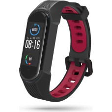 Tech-Protect Armor strap for Xiaomi Mi Smart Band 5 | 6 | 6 NFC - black and red