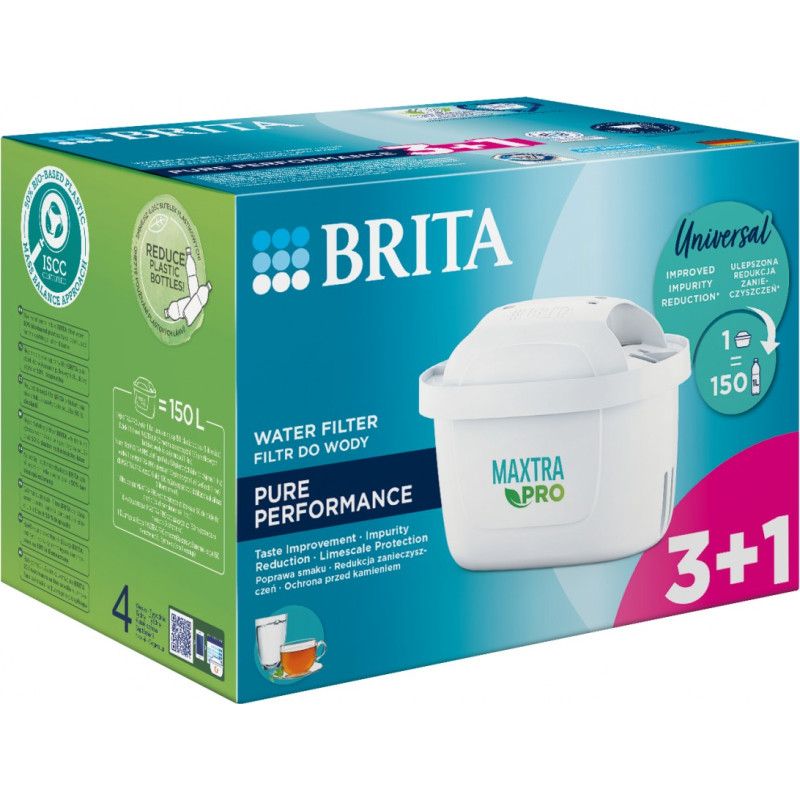 Brita MX+ Pro Pure Performance filter 3+1 pcs