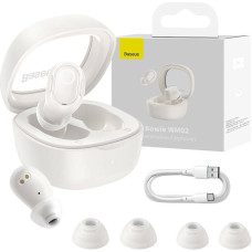 Baseus Bowie WM02 TWS Bluetooth 5.3 wireless headphones white (NGTW180002)