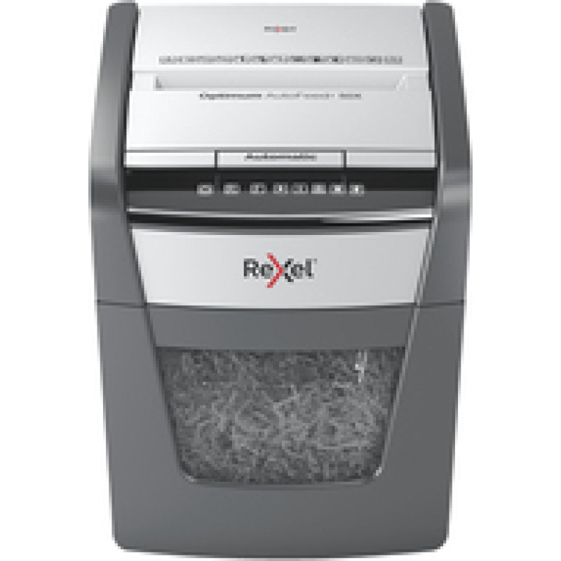 Rexel AutoFeed+ 50X shredder  P-4  cuts confetti cut (4x28mm)  50 sheets  20 litre bin