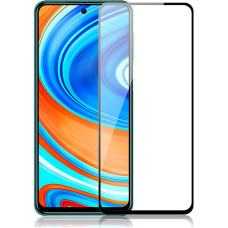 Fusion full glue 5D aizsargstikls pilnam ekrānam Xiaomi Redmi Note 10 5G | Poco M3 Pro melns