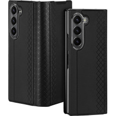 Dux Ducis Brill leather case for Samsung Galaxy Z Fold 6 with flap and card slot - black