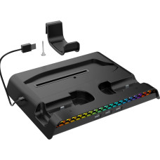 iPega P5S006 Multifunctional Charging RGB Stand with Cooling for PS5 Slim Black (Damaged Package)