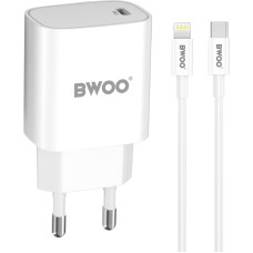 BWOO 20W wall charger CDA159 with cable USB-A to Lightning