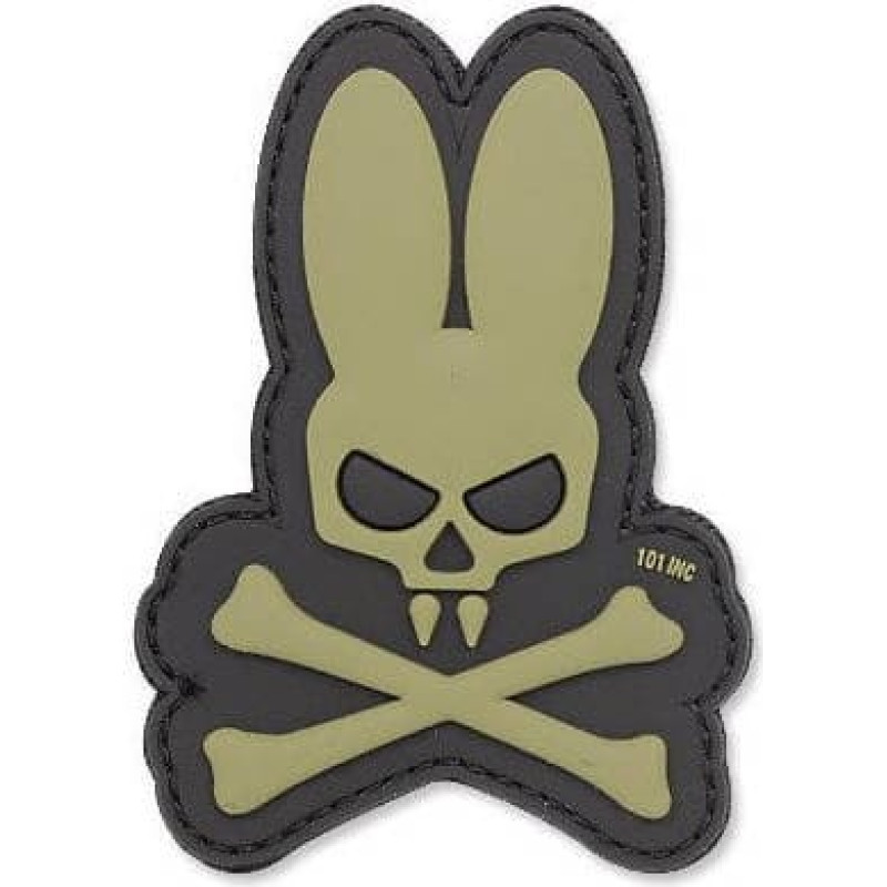 101 Inc. - 3D ielāps - Skull Bunny - OD Green