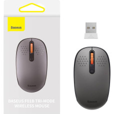 Wireless mouse Baseus F01B Tri-mode 2.4G BT 5.0 1600 DPI (frosted grey)