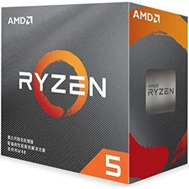 AMD CPU Desktop Ryzen 5 6C|6T 3500X (3.6|4.1 Boost GHz 35MB 65W AM4) box  with Wraith Stealth cooler