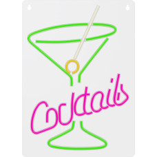 Forever Light Neon PLEXI LED COCKTAILS pink green FPNE02X Forever Light