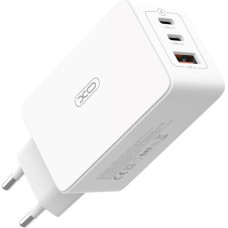 XO wall charger CE13 PD QC 3.0 65W 1x USB 2x USB-C white