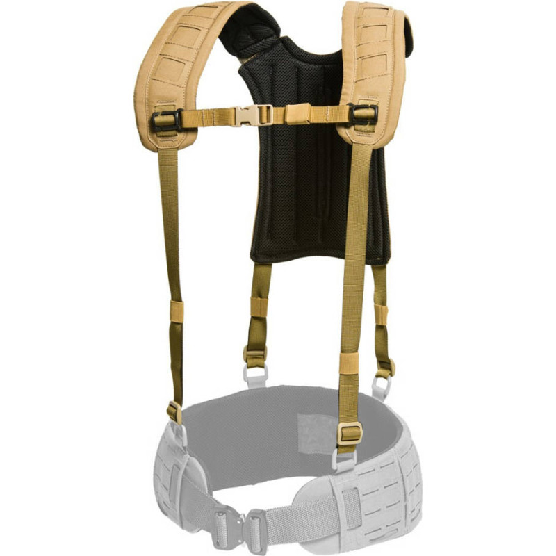 Templars Gear - H-Harness 4 punktu taktiskie balsti - MOLLE - Coyote Brown - TG-H-HAR-4-CB